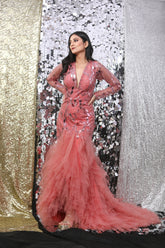 Peach Trial Gown